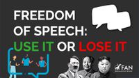 Explainer: Freedom of Speech - Use it or Lose it