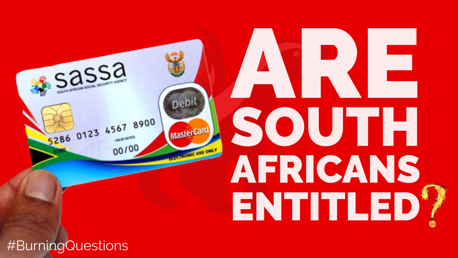 Ep Entitled Are South Africans Entitled? 💁 | Burning Questions Ep. 24 — Institute ...