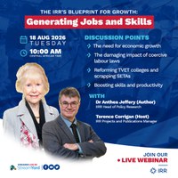 IRR webinar: Finding effective ways to boost jobs and skills IRR webinar: Finding effective ways to boost jobs and skills