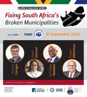 New IRR report on overhauling local government to be released at webinar next week New IRR report on overhauling local government to be released at webinar next week