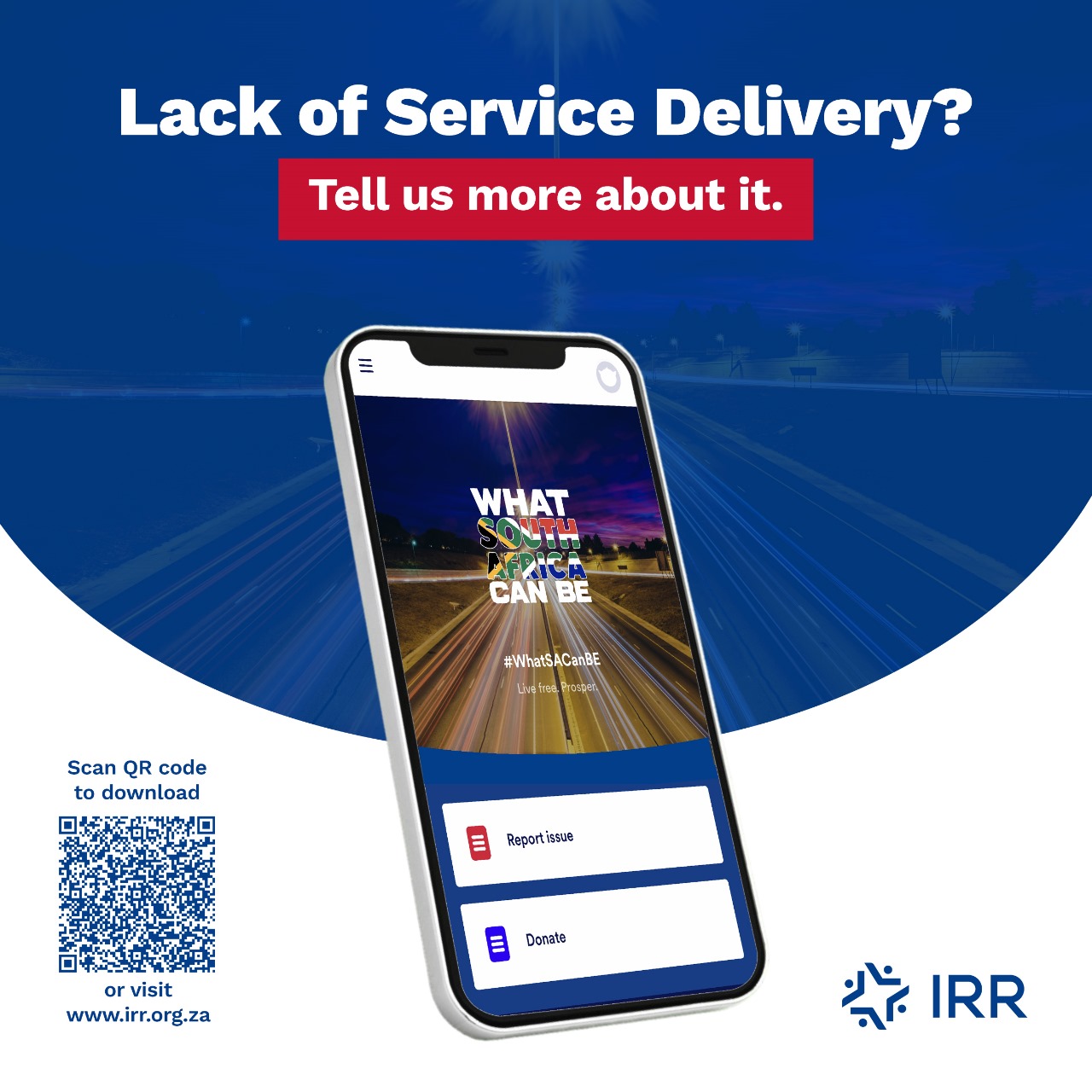 Report issue and donate.