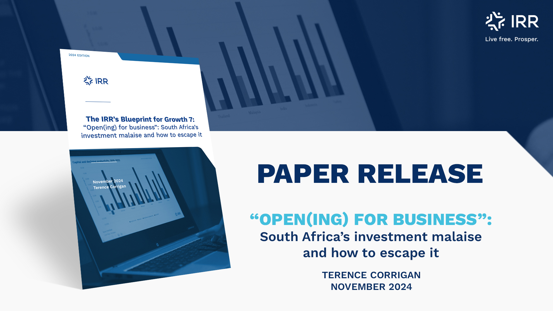 A graphic announcing the release of the paper containing the title, author, and an image of the paper cover.