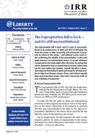 @Liberty – The Expropriation Bill is back and it's still unconstitutional