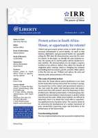 @Liberty - Protest action in South Africa: Threat, or opportunity for reform?