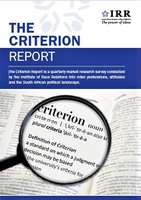 The Criterion Report Vol 1 No 1