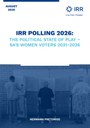 IRR Polling 2026: The Political State of Play - SA's Women Voters 2021-2026