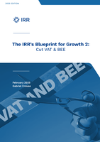 The IRR’s Blueprint for Growth 2: Cut VAT & BEE